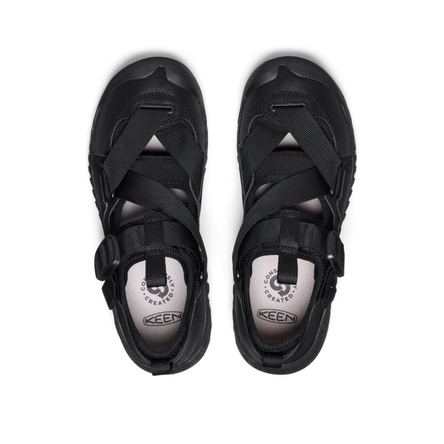 "Huellas de Fantasía: Sandalias Unisex Negro/Negro – ¡Libera tu Pasión!"